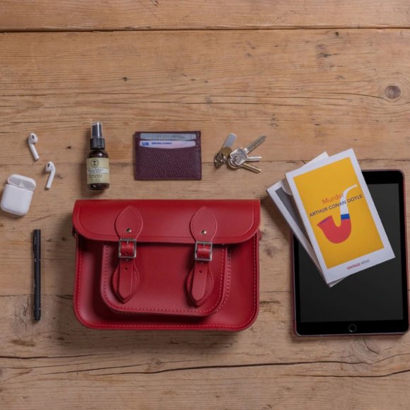 The Cambridge Satchel Company Red 11inch Satchel - Picture 11 of 11